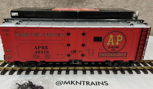 Aristo Craft Art 46215  A&P/A&P FOODS GREAT ATLANTIC Steel Reefer Car G Scale