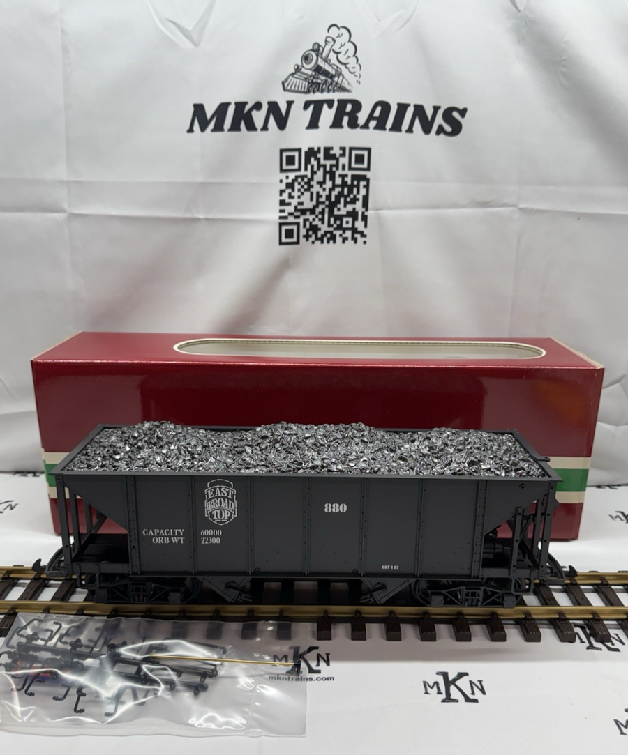 LGB 4076 East Broad Top Coal Hopper with load New in Box with Sleeve G Scale