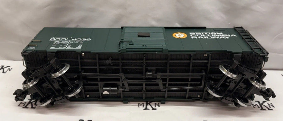 Aristo-Craft 46058 British Columbia Boxcar #4039 Metal Wheels G Scale