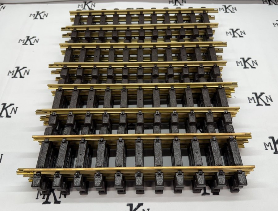 Aristo-Craft 11000 Euro Style Brass 12" Straight Track (12) LN G Scale
