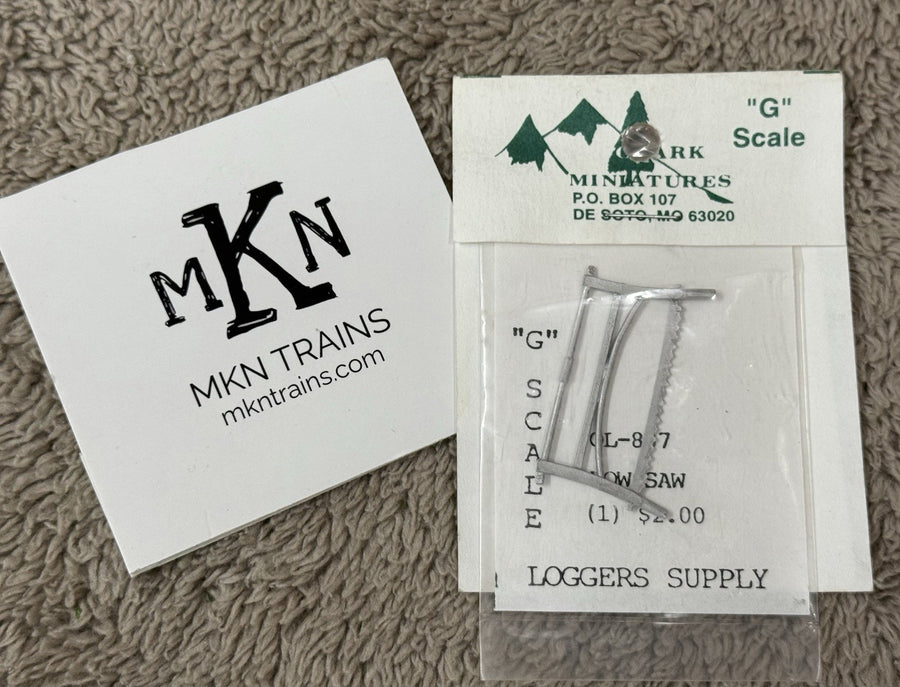 Ozark Miniatures G Scale Bow Saw OM-837 New NOS