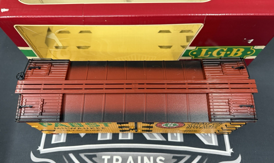 LGB 4074-Z02 Refrigerator Box Car Train Schlitz Beer LN/Box G Scale