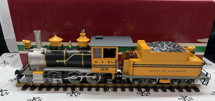LGB Denver Rio Grande 2119D 2-6-0 Steam Loco & Tender w/ Box G Scale