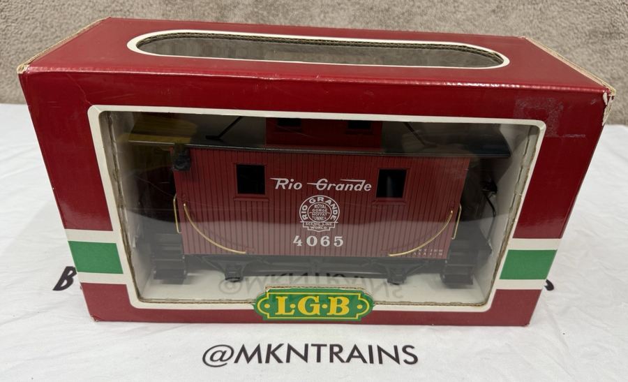 LGB 4065 G Scale Rio Grande Center Cupola Caboose Ex/Box