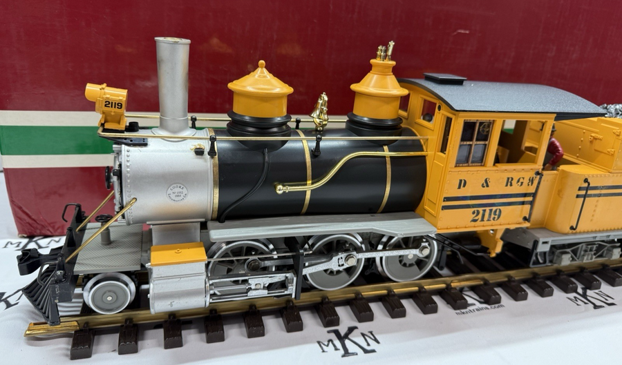 LGB Denver Rio Grande 2119D 2-6-0 Steam Loco & Tender w/ Box G Scale