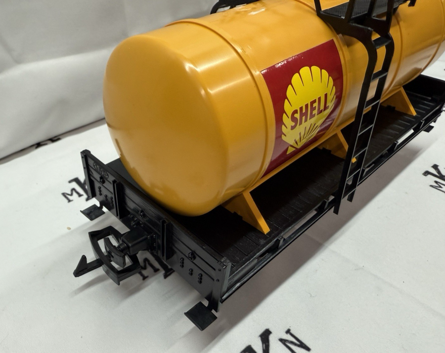 LGB 4040 S Shell Oil Single Dome Tanker G Scale Ex Vintage Version A Coupler