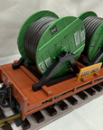 LGB 4002 Kabel Union Flat Car w/ Cable Spools Green G-Scale