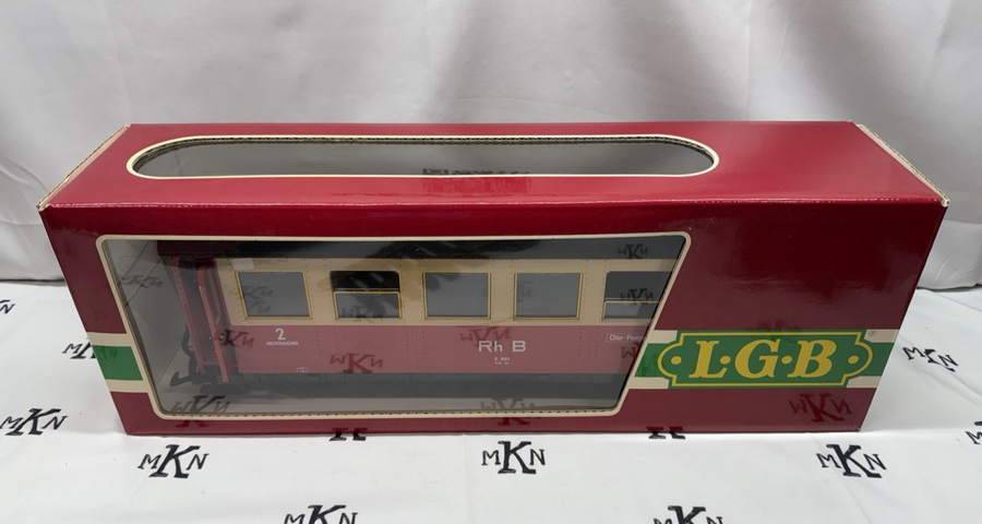 LGB 3063 Rh B Red 2nd Class Passenger Car G Scale