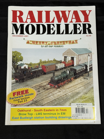 Railway Modeller 1987 December Merry Christmas INCLUDES Free Booklet
