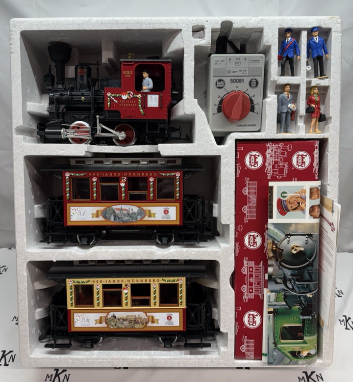 LGB 72950 Nürnberg 950th Anniversary Starter Set, w/Sound/Smoke Metal Wheels G
