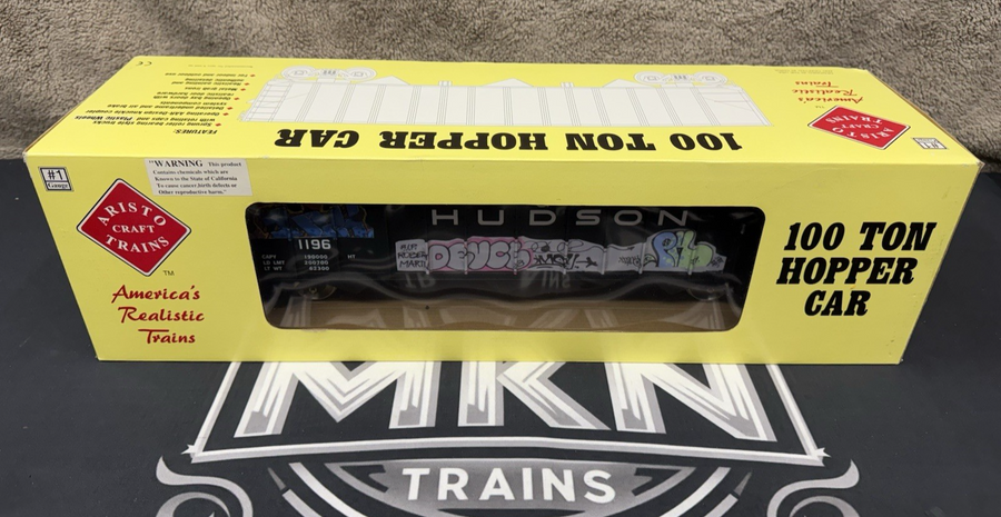 Aristo craft ART 41425 Delaware & Hudson 100 Ton Hopper Graffiti G Scale LN/BOX