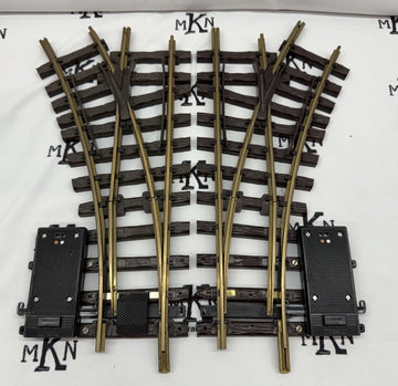 LGB 1205 & 1215 Right & Left-Hand Electric Switch Points R1 Curve G Scale LN
