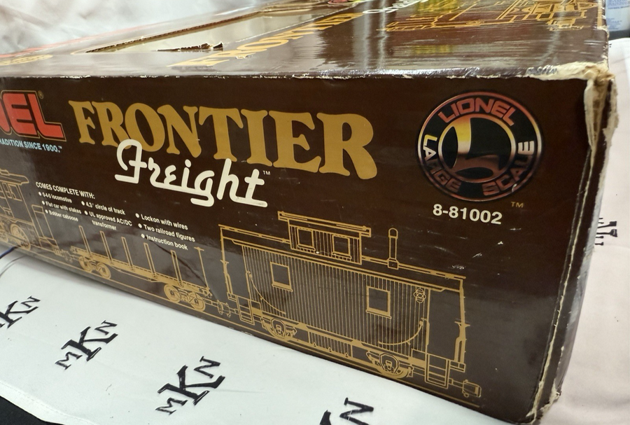 Lionel G Gauge Santa Fe Frontier Freight Set 8-81002 Complete Ex G Scale
