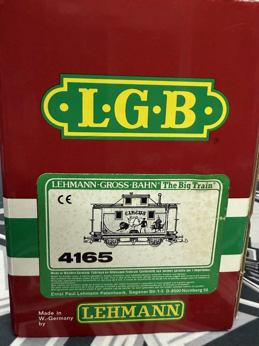 LGB 4165 G Scale Circus Bobber Caboose EX/Box