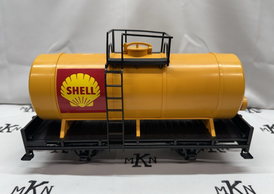 LGB 4040 S Shell Oil Single Dome Tanker G Scale Ex Vintage Version A Coupler