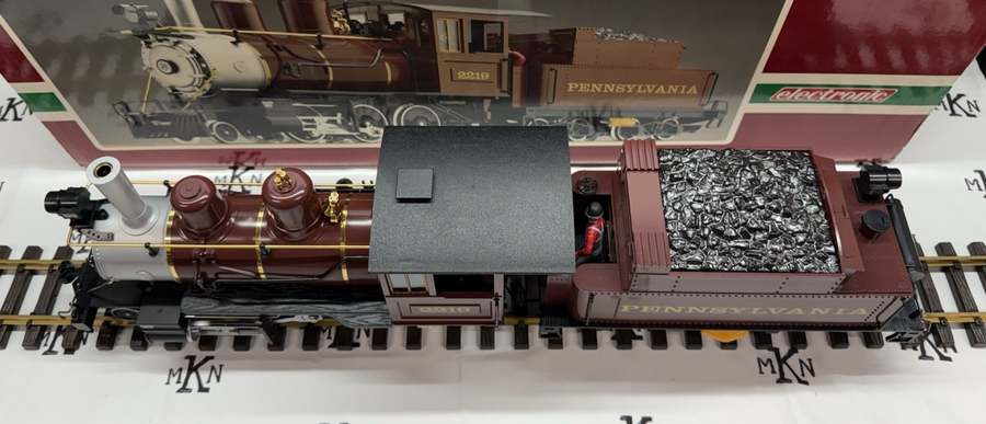 LGB 2219S G Pennsylvania 2-6-0 Mogul Steam Locomotive & Sound Tender LN G Scale