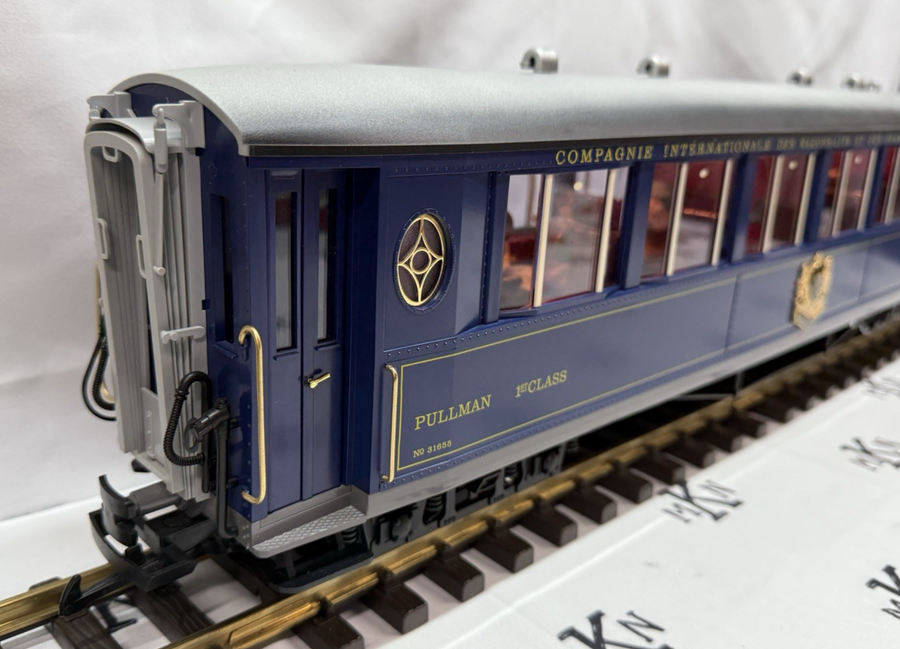 LGB 31655 G SCALE ORIENT EXRESS 1st CLASS SALON CAR Lighted LN/Box/Inserts (#1)