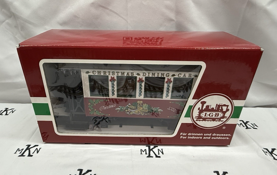 LGB G Scale 33130 Christmas 2002 Dining Car G Scale
