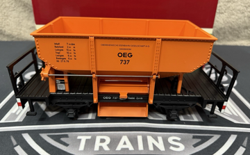 LGB 4041 Orange OEG 737 Ballast Car G Scale LN/Box