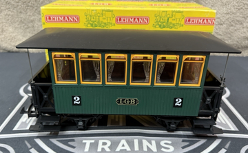 LGB 3040 G Scale 2nd Class Passenger Coach Wagon Car EX/Box