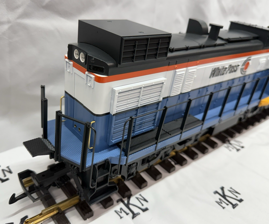 LGB 2055 LIMITED EDITION WOLFGANG WHITE PASS ALCO DIESEL LOCO 87 OF 100! NIB