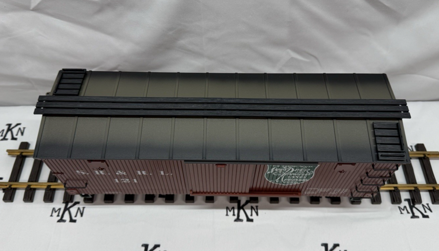 LGB 48670 Sandy River & Rangeley Lakes Boxcar metal wheels knuckles #121 G Scale