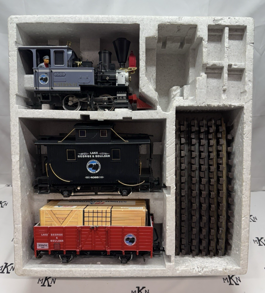 LGB 22401 Lake George & Boulder Starter Train Set with Track G Scale