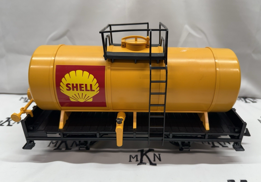 LGB 4040 S Shell Oil Single Dome Tanker G Scale Ex Vintage Version A Coupler