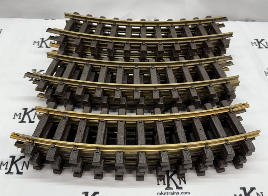 LGB 1100 11000 G Scale 30 Degree Curved Track Sections (12) EX