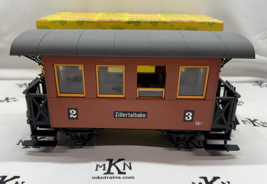 LGB 3007 Zillertalbahn Passenger Car 3rd Early Years Vintage LN/Box