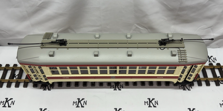 LGB 21382 G Scale Third Avenue Transit System Streetcar #1246 w/ Sound New/Box