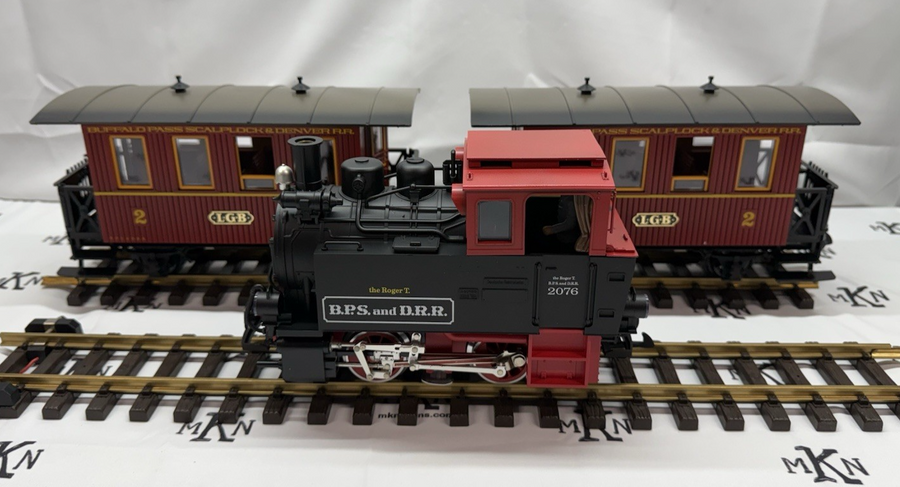 LGB 20301 BP Buffalo Pass SCALPLOCK & Denver R.R. Starter Set G Scale LN/Box