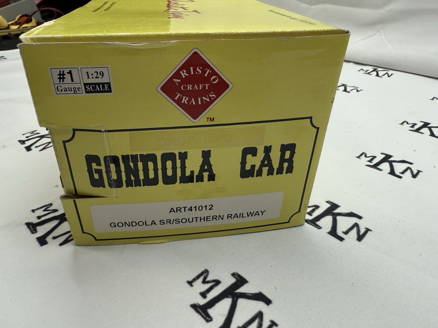 Aristocraft ART-41012 Drop End Gondola Car Southern #315767 Weathered G Scale