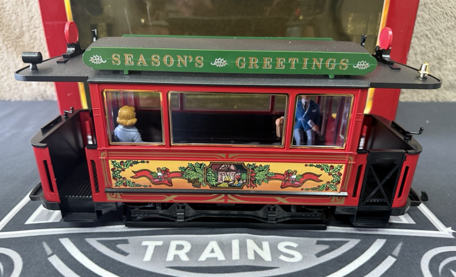 LGB 2036 Christmas Season Greetings Trolley Anniversary Set Tested LN/Box