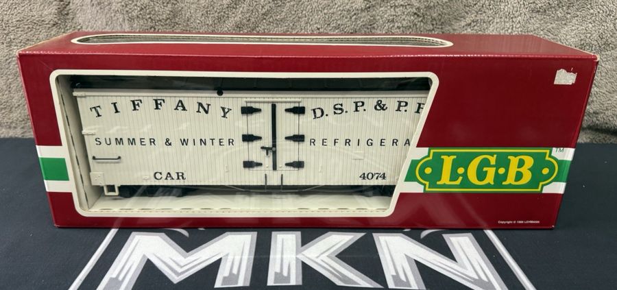 LGB 4074-Z02 G Scale Denver, South Park and Pacific Reefer Car VG/Box