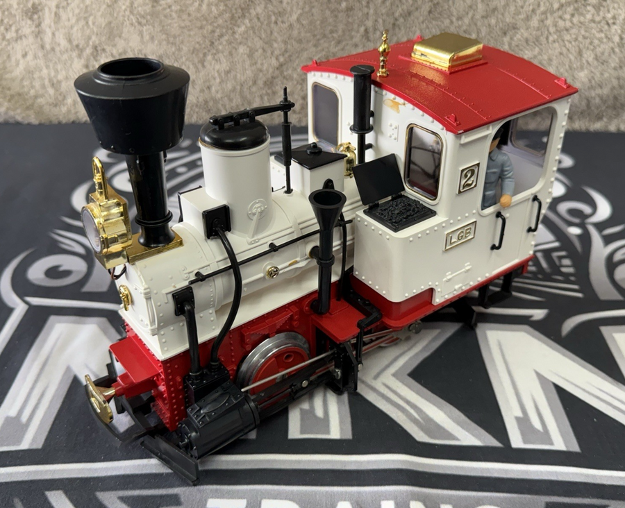 LGB 2020 WHITE 0-4-0 Stainz #2 Steam Engine locomotive Tested LN G Scale