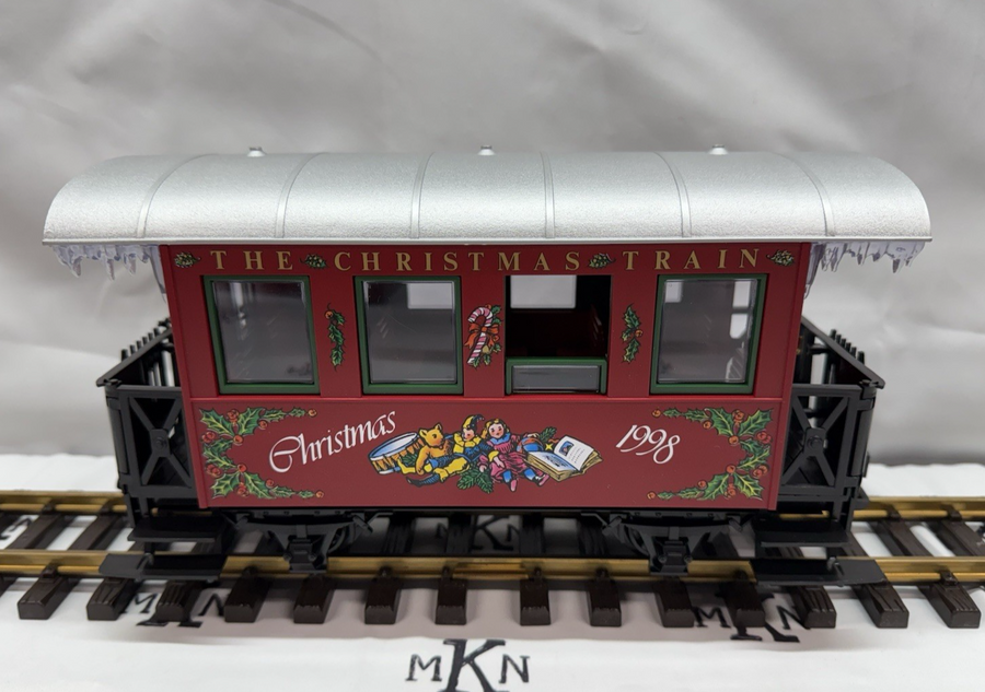 LGB 1998 LEHMANN The Big Train 36078 Christmas Passenger Car G Scale