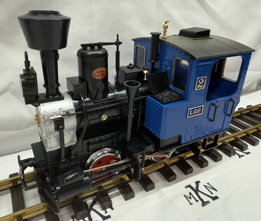 LGB 20301BZ The Blue Train Starter Set G Scale Complete LN with Track