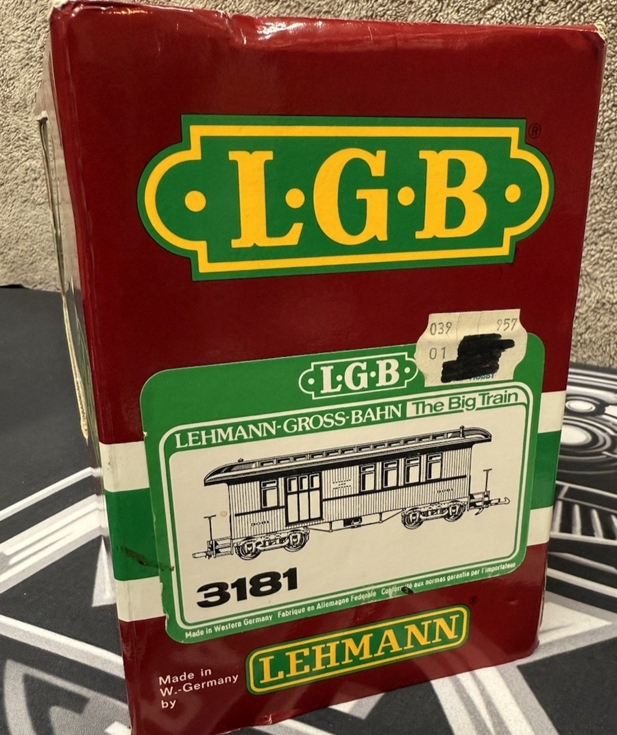 LGB 3181 Denver, South Park & Pacific RailRoad Passenger Coach Car G Scale LN/Bo