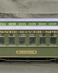 Bachmann G scale Southern Wood sided passenger cars #11 REA, #100 Coach