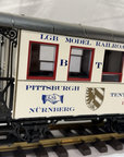LGB G Scale 1988 BTO CLUB Pittsburgh Nurnberg 10th Year Set Engine/4 Coach Cars