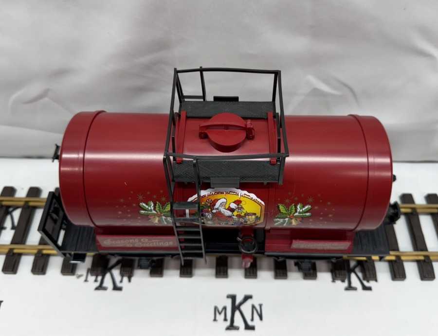 LGB 47400 CHRISTMAS SEASONS GREETINGS SANTA TANK CAR G Scale