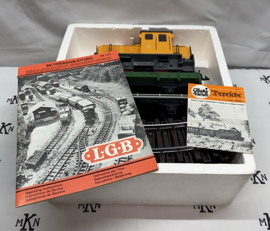 LGB Junior Set 20501 VINTAGE 1976 MINT Complete NIB G Scale Collector's Item