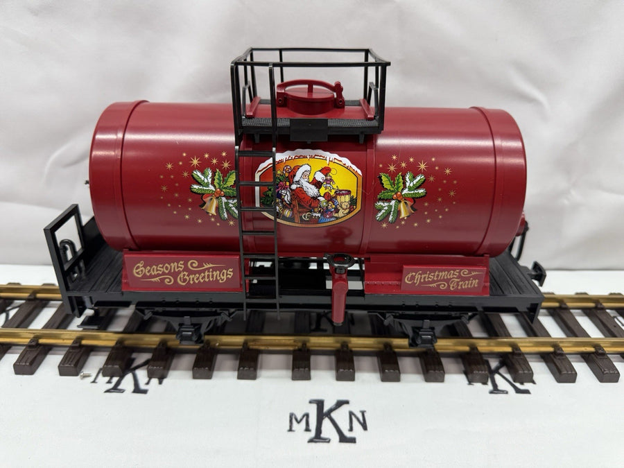 LGB 47400 CHRISTMAS SEASONS GREETINGS SANTA TANK CAR G Scale