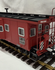 USA Trains R12054 Burlington Route #02589 Bay Window Caboose Tested LN G Scale