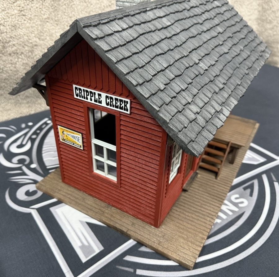 POLA LGB 933 G Scale CRIPPLE CREEK STATION Assembled LN Condition