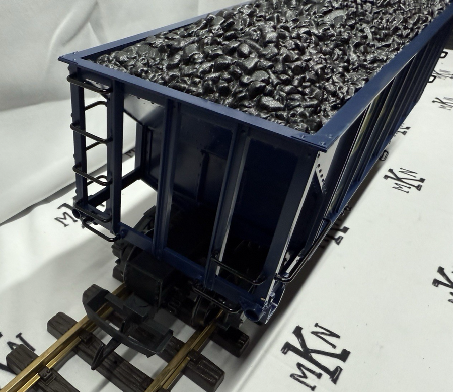 LGB 4076 D02 Santa Fe 2 Bay Open Hopper Coal Load ATSF 4976 G Scale LN/BOX