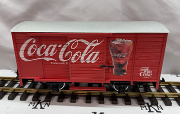 LGB 45352 Coca-Cola Box Car with Sound G Scale Metal Wheels LN/Box
