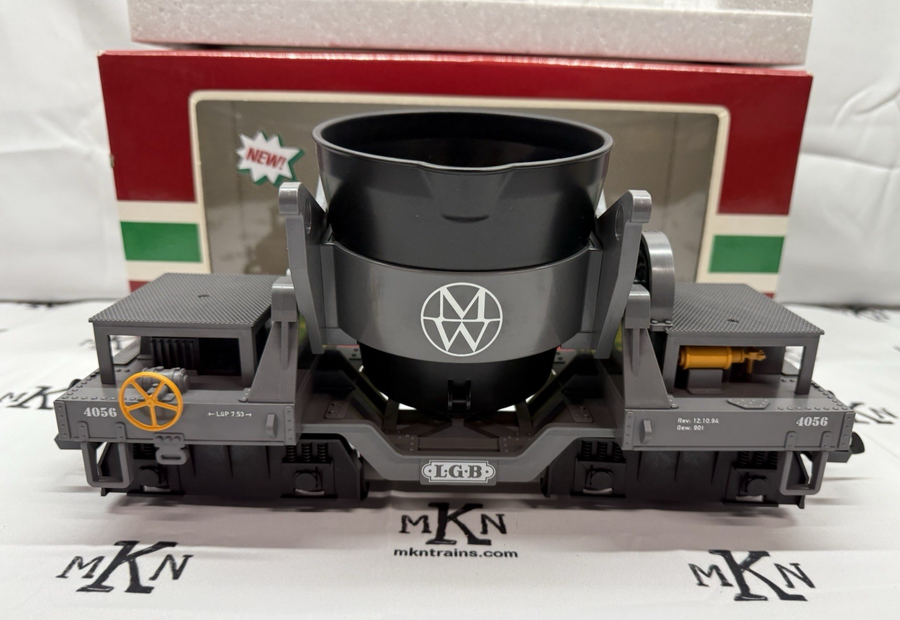 LGB 40560 Operating Ore Dump Car G Scale L123SF with Metal Wheels NIB/ Sleeve