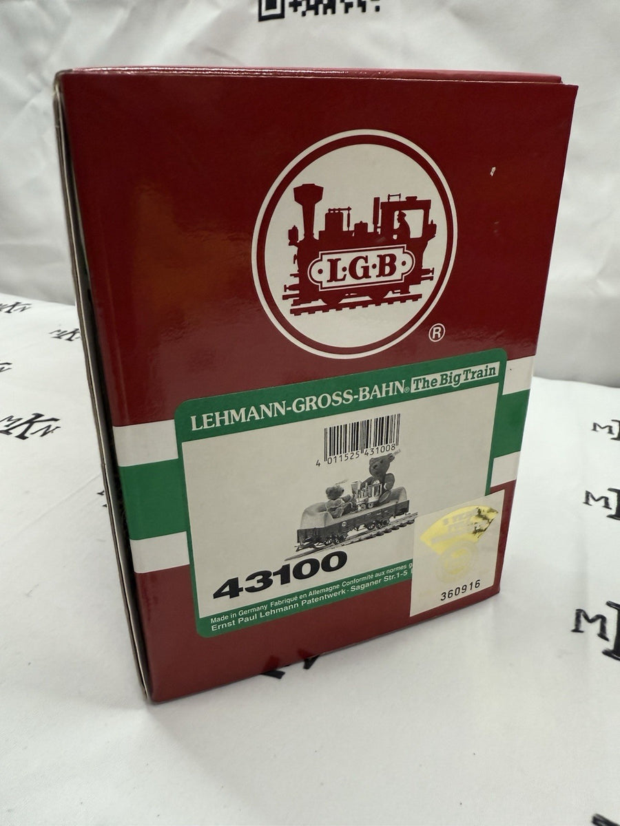 LGB 43100 G Scale Steiff Special Car Teddy Bear Flatbed Train Gift New